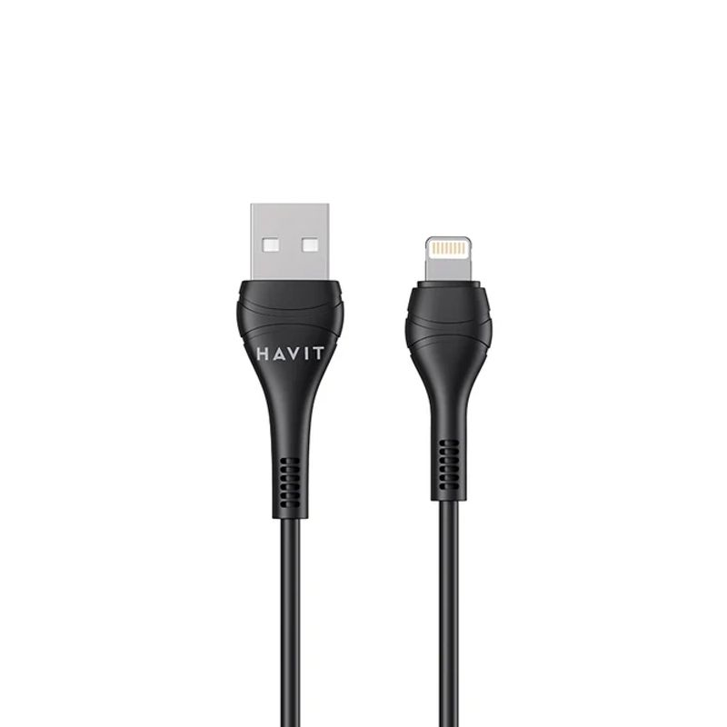 HAVIT - Cable de Carga/datos Havit Usb a Lightning 1 Metro 2.0A Cb6160