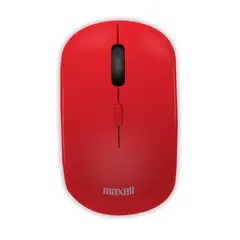 MAXELL - Mouse Inalámbrico 1600 DPI MOWL-100 Rojo