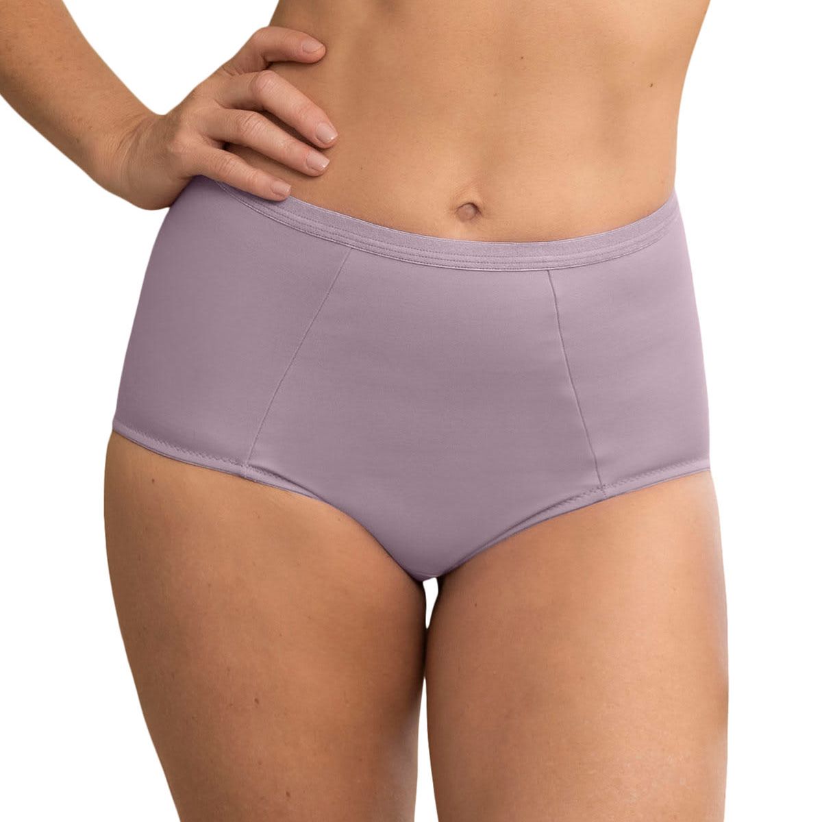 LEONISA - Calzón clásico de control suave con excelente modelación 72219 Lila