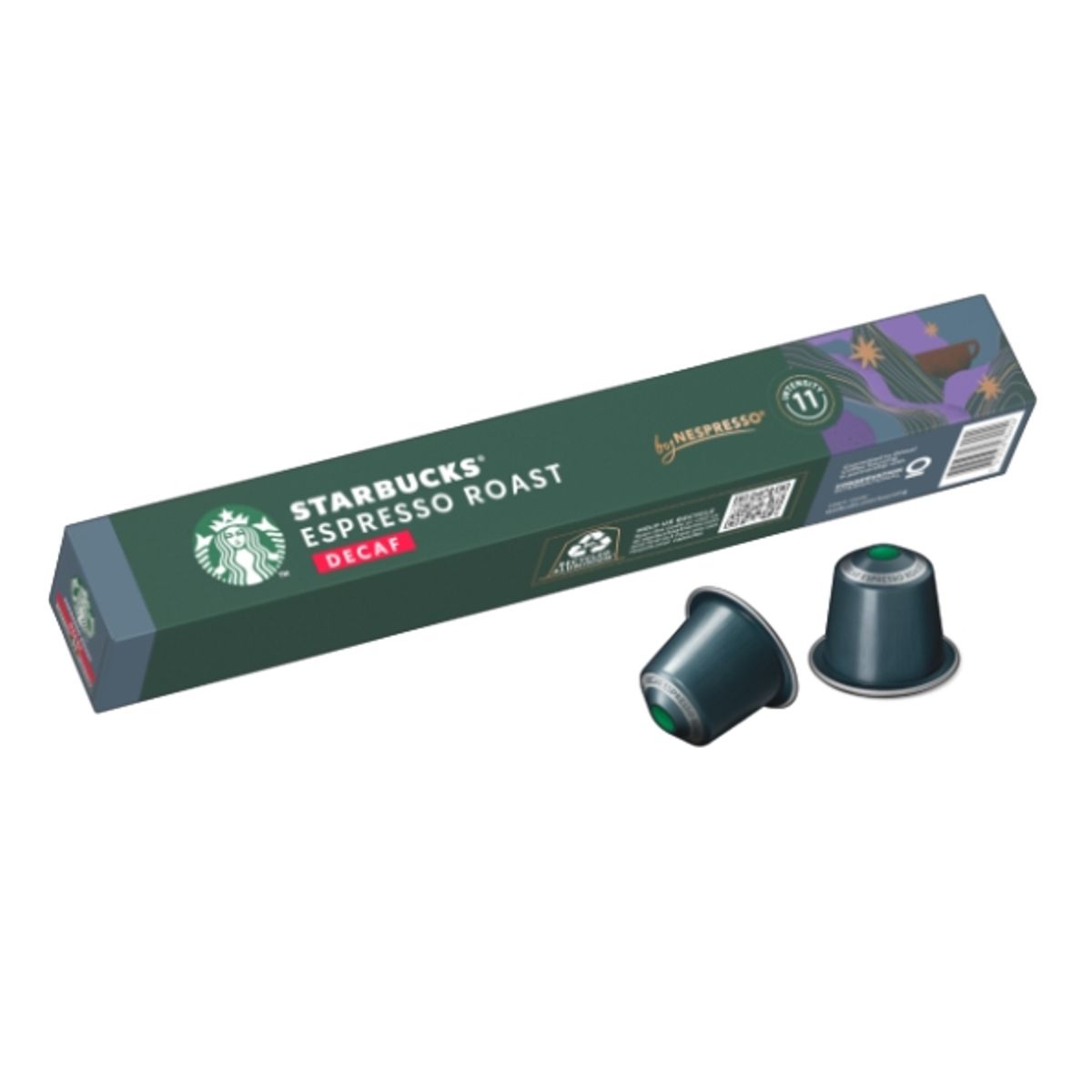 STARBUCKS - Cápsula Café Starbucks Nespresso Espresso Roast Decaf 57gx3