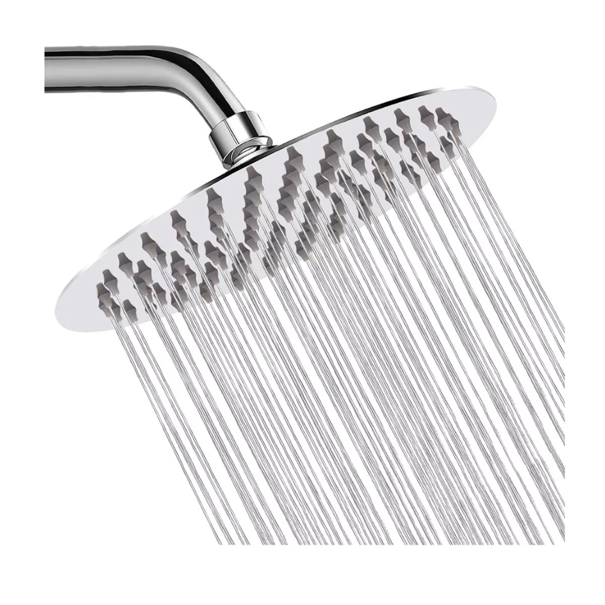 GENERICO - Plato De Ducha Redondo Acero Inoxidable 20 Cm