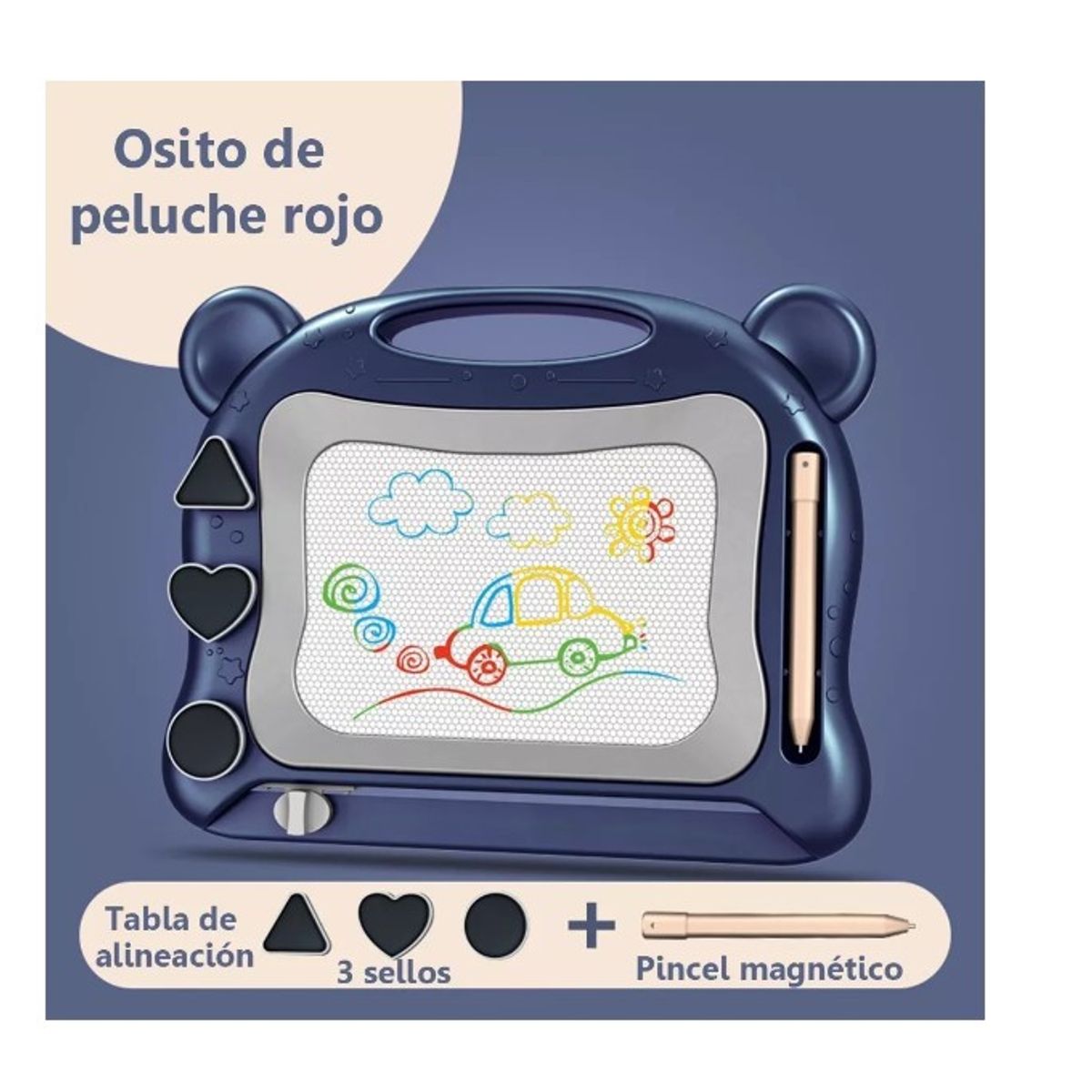 GENERICO - Pizarra Magica Magnética Borrable Para Niños Niñas Divertida