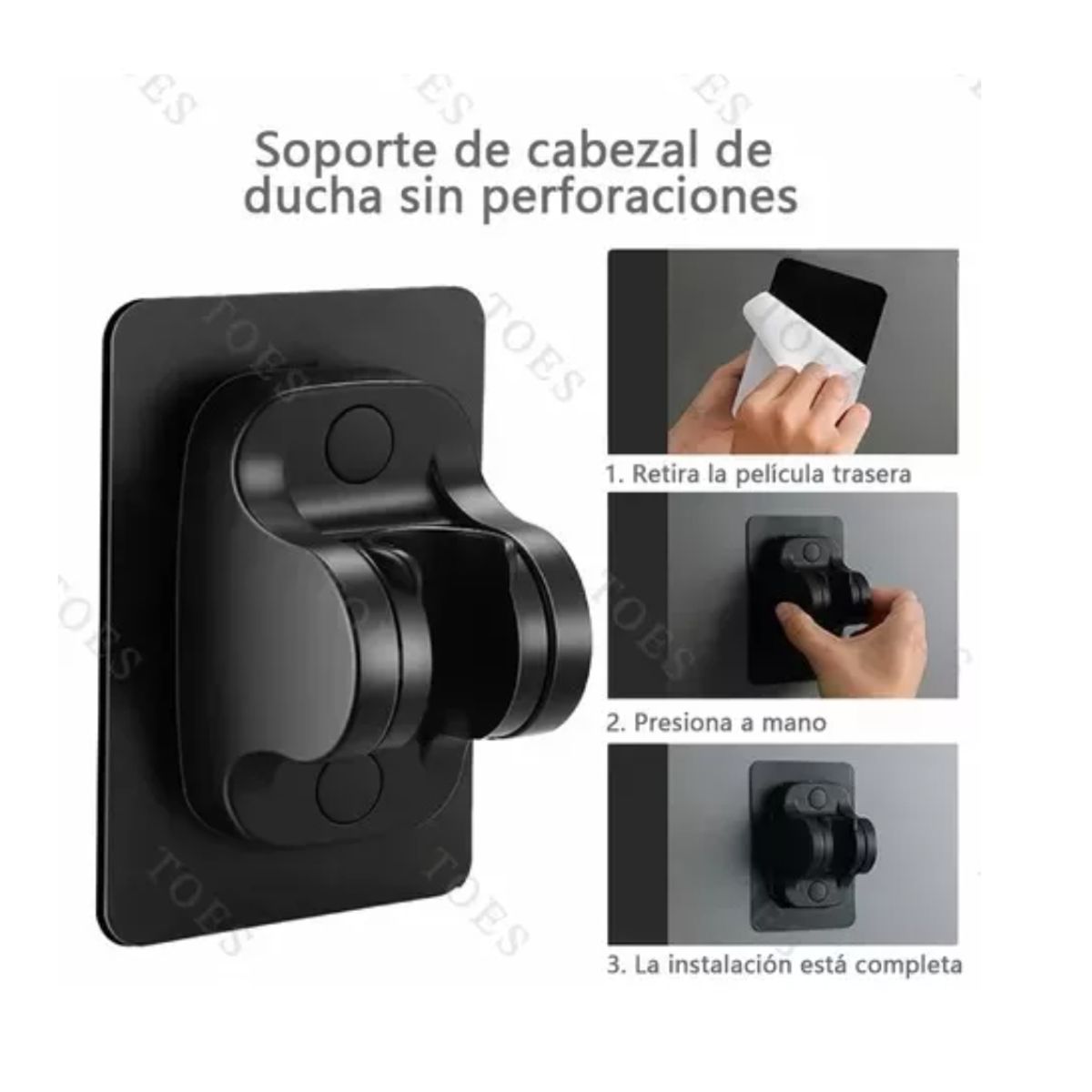 GENERICO - Kit Manguera Flexible Y Ducha Challa 1.5 Metros + Soporte