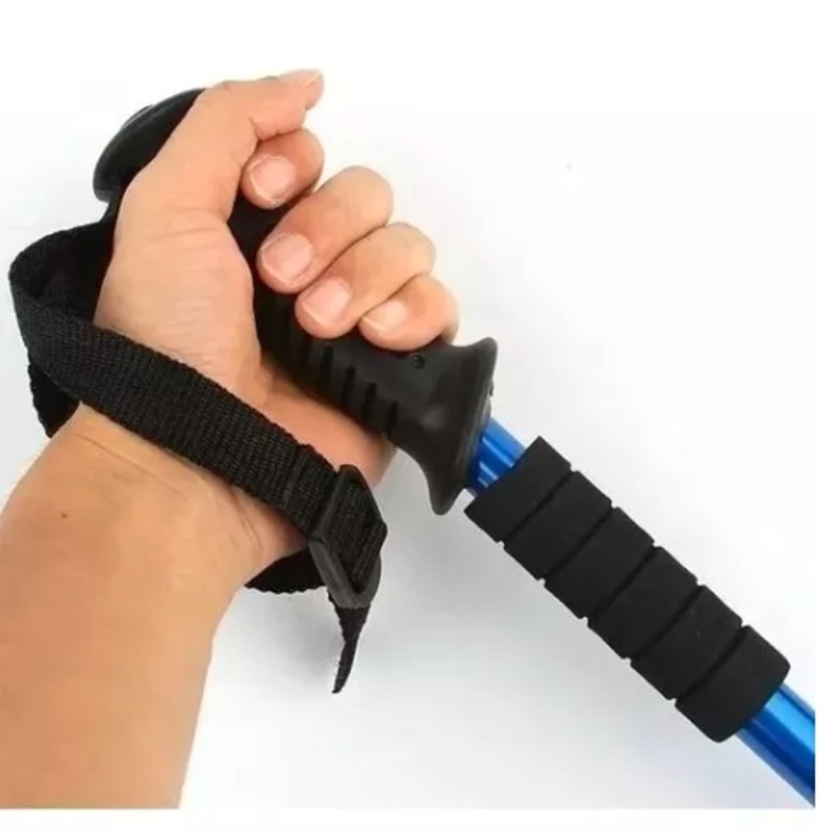 GENERICO - Pack 4 Bastones Trekking Antishock Baston Trekking Retractil