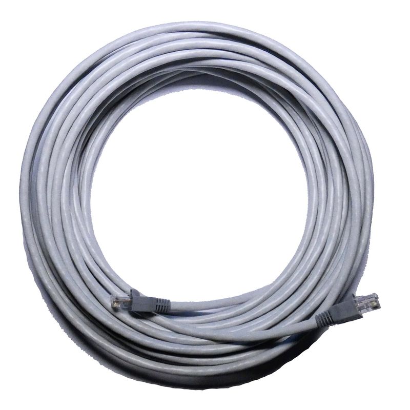 GENERICO - Cable De Red Trimerx 15 Metros Gris Cat6 Utp Rj45 100% Cobre