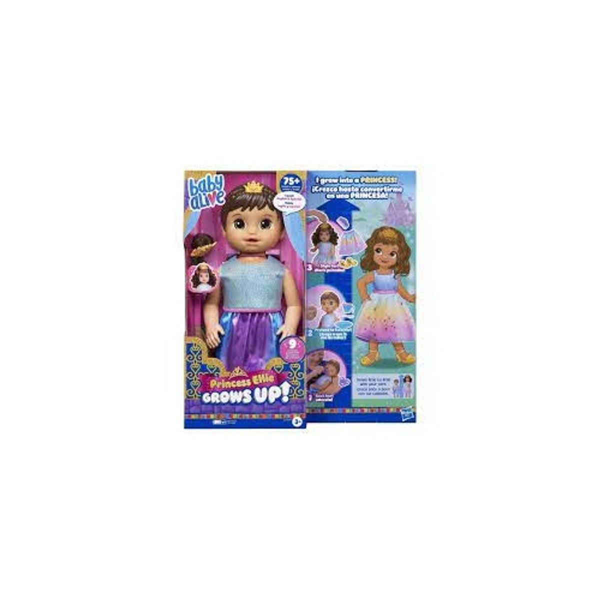 HASBRO - HASBRO F5237 BABY ALIVE PRINCESS ELLIE GROWS UP BRNH
