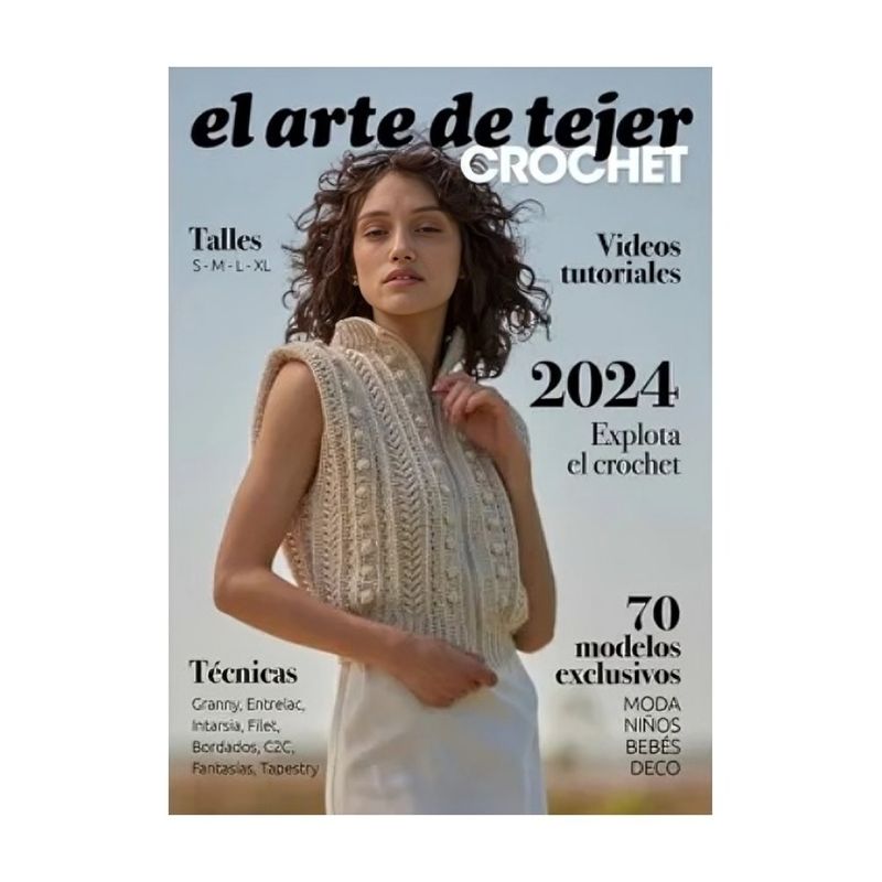 TOP10BOOKS - LIBRO EL ARTE DE TEJER CROCHET 2024 / VARIOS AUTORES / VEREDIT