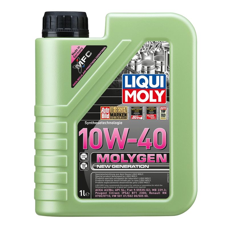 LIQUI MOLY - aceite liqui moly 10w40 molygen