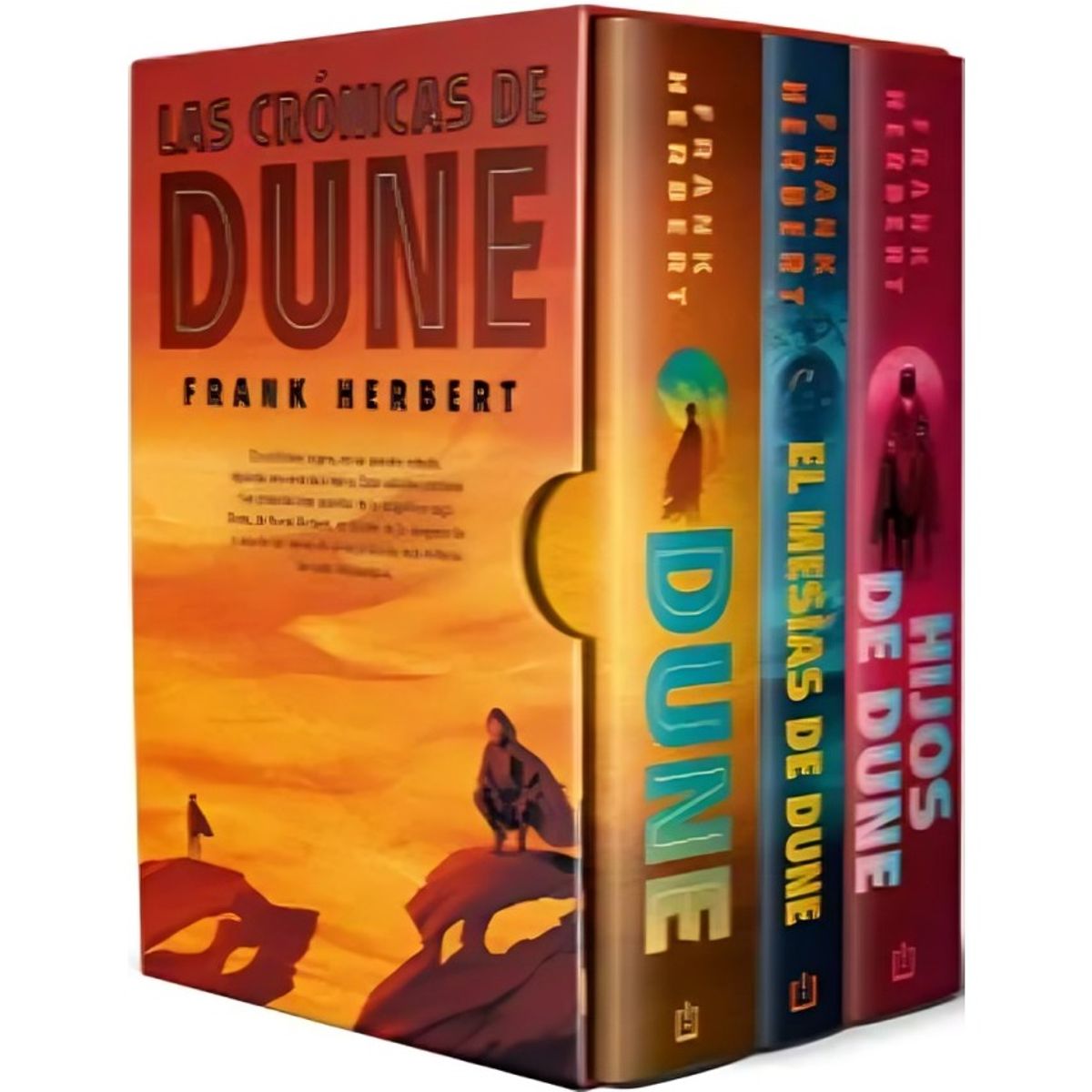 TOP10BOOKS - LIBRO Trilogía Dune, Edición De Lujo (estuche Con: Dune - El Mesías De Dune -