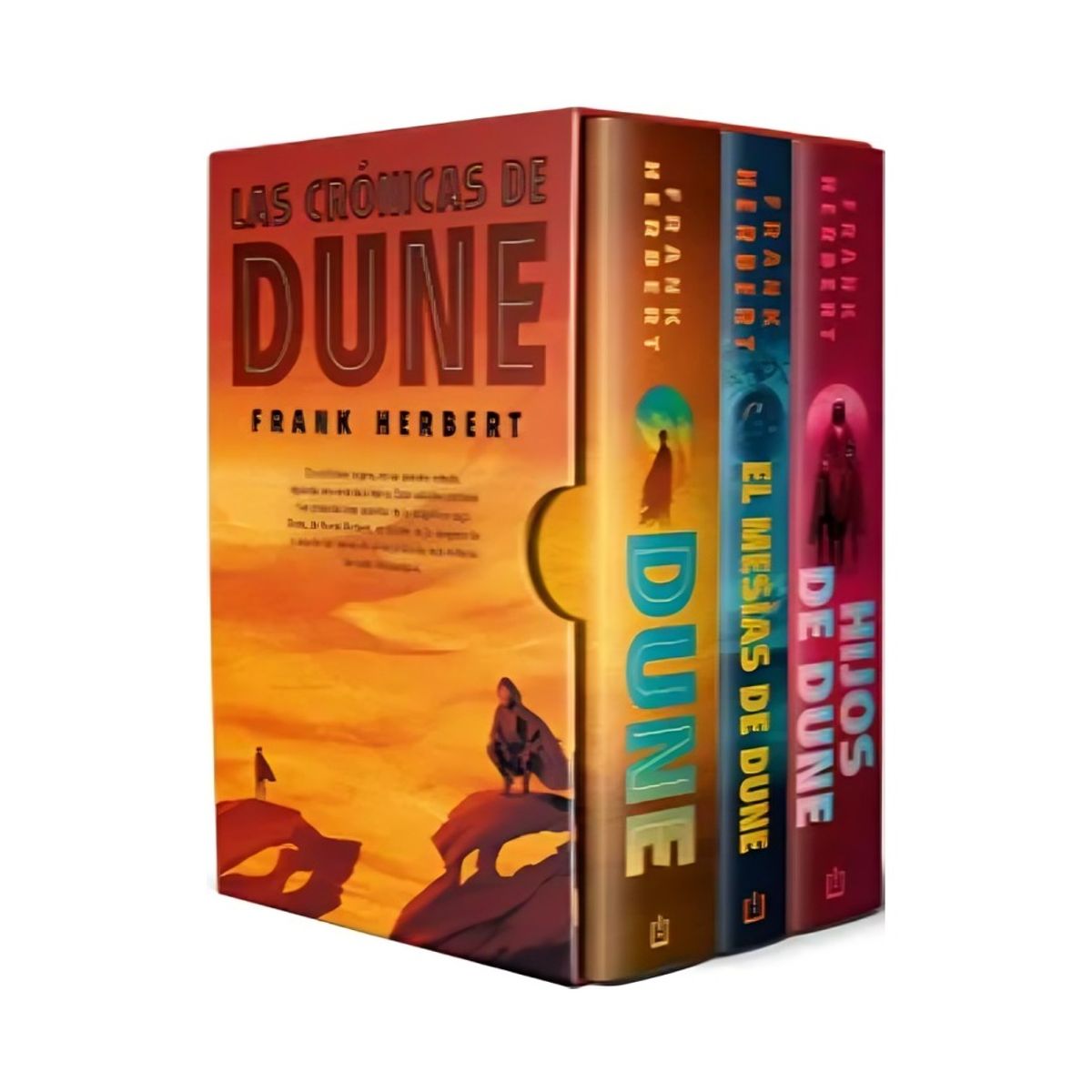 TOP10BOOKS - LIBRO Trilogía Dune, Edición De Lujo (estuche Con: Dune - El Mesías De Dune -