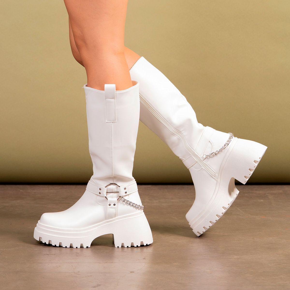 APOSTOL - Bota Mujer Blanco Dawa Apóstol