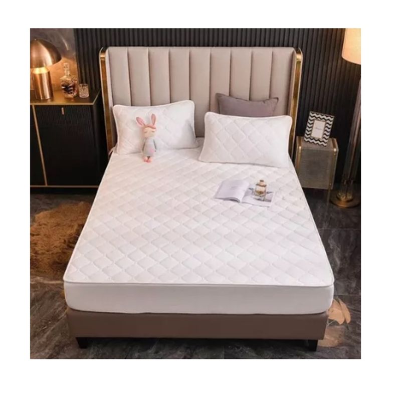 GENERICO - Cubre Colchón 2 Plazas Impermeable Más Fundas Para Almohadas