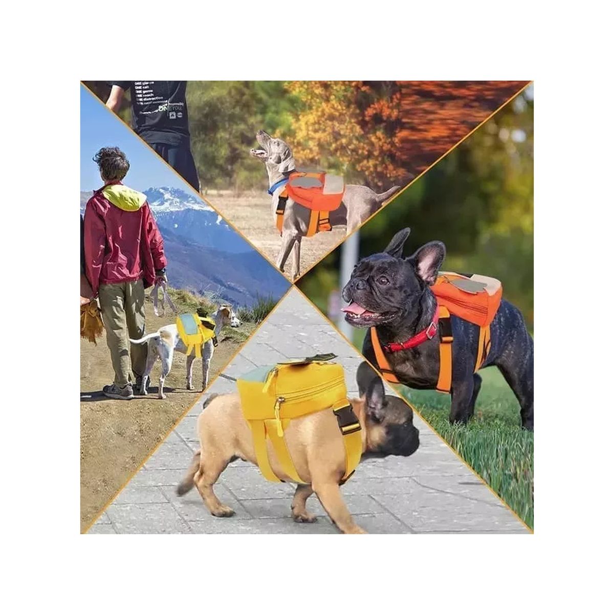 GENERICO - Arnés Con Mochila En Forma De Murciélago Para Mascotas  Cs