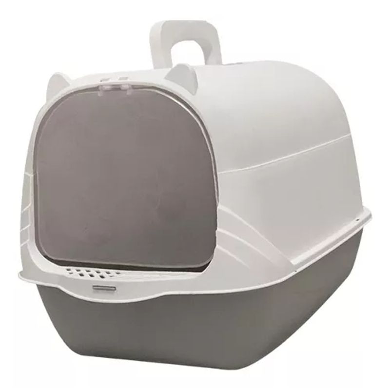GENERICO - Caja Arenero Baño Sanitario Cerrado Gato Grande Xl - Ar.