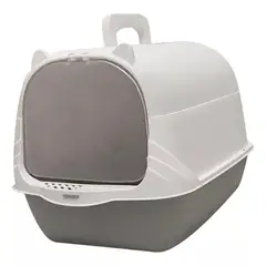 GENERICO - Caja Arenero Baño Sanitario Cerrado Gato Grande Xl - Ar.