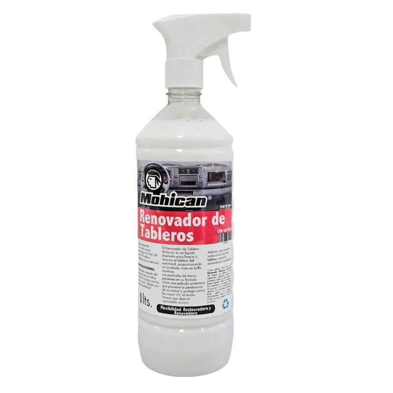 MOHICAN - RENOVADOR DE TABLERO PARA  AUTOS CON GATILLO 1 LT MOHICAN