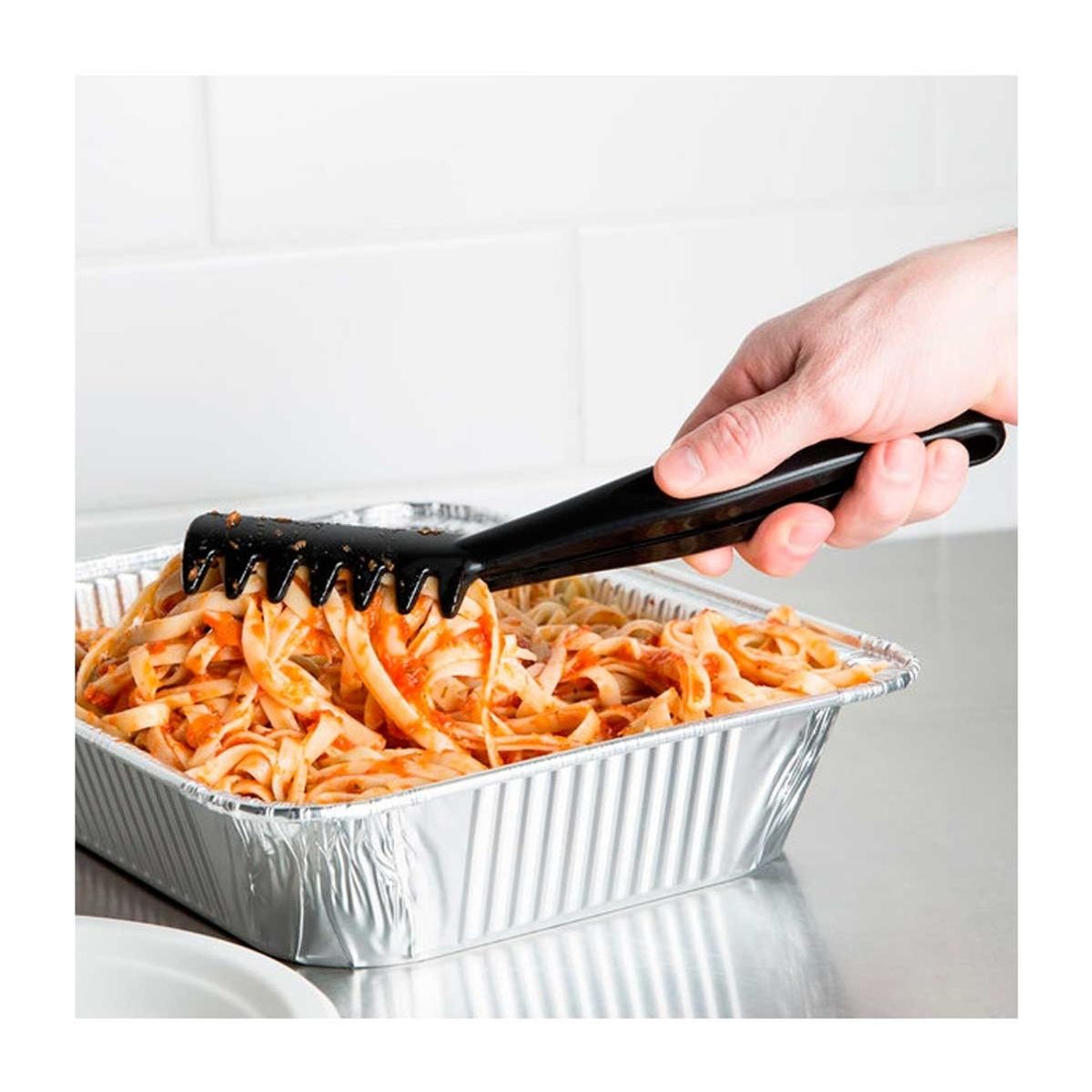 IMAHE - TENAZA POLICARBONATO DENTADA NEGRO 22 CMS IMAHE