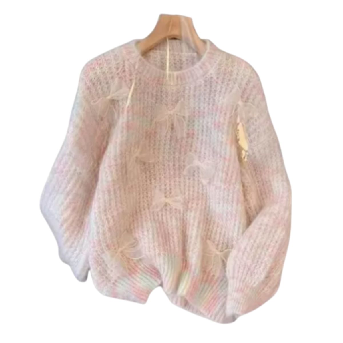 AGW - Sweater Mujer Trenzado Multicolor