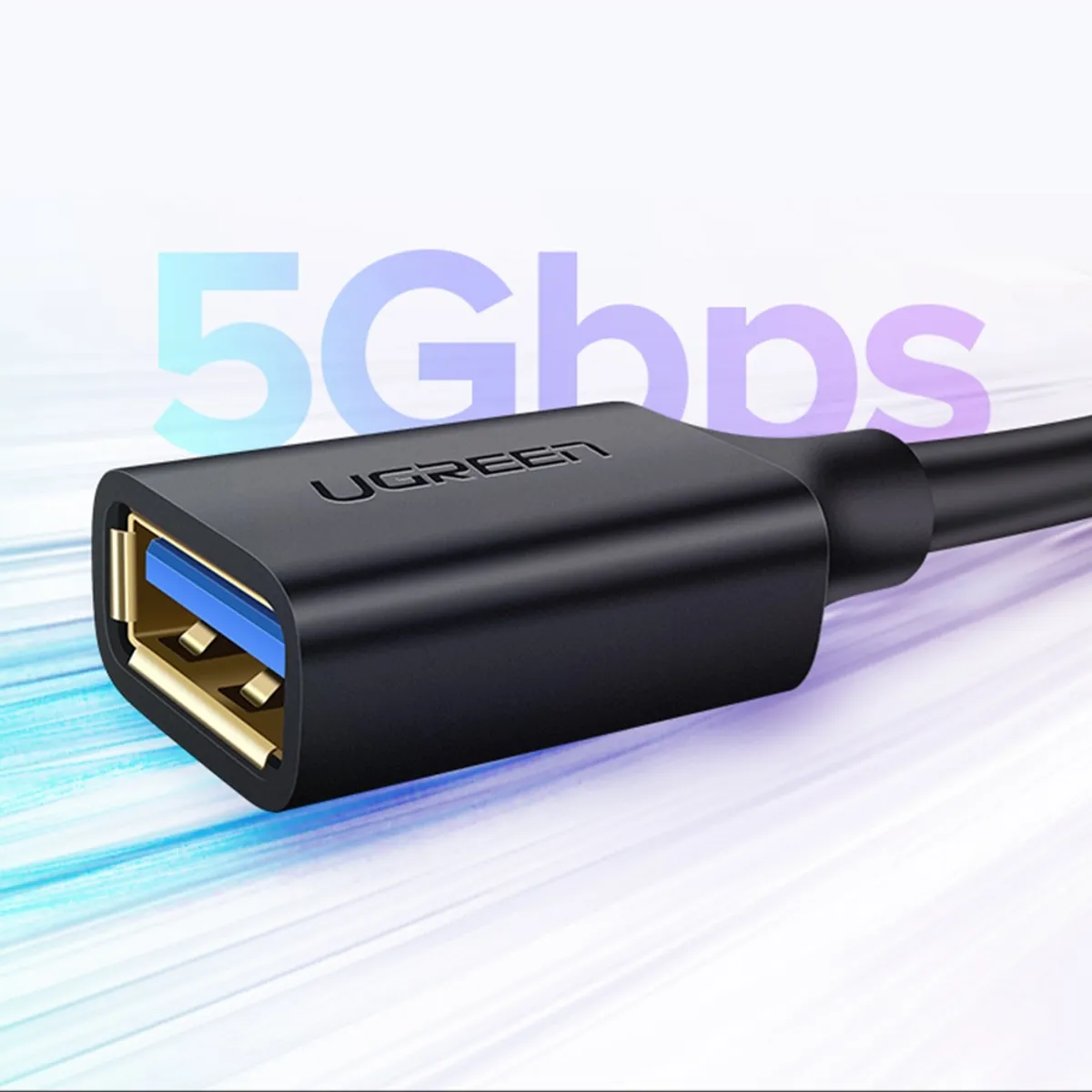 Cable de Extensión USB-A a USB-A 30 M/H 2 Metros Negro  US129, marca UGREEN - Foto 2
