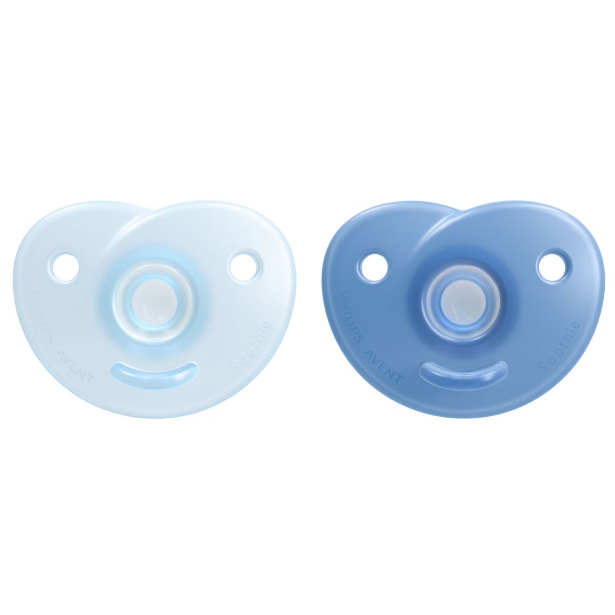 AVENT - Chupetes Soothie 0 A 6M 2 Unidades Azul Claro Avent Scf099/21