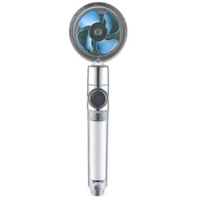 GENERICO - Eco Ducha Cabezal Ducha Telefono Turbina Aumenta Presion Azul