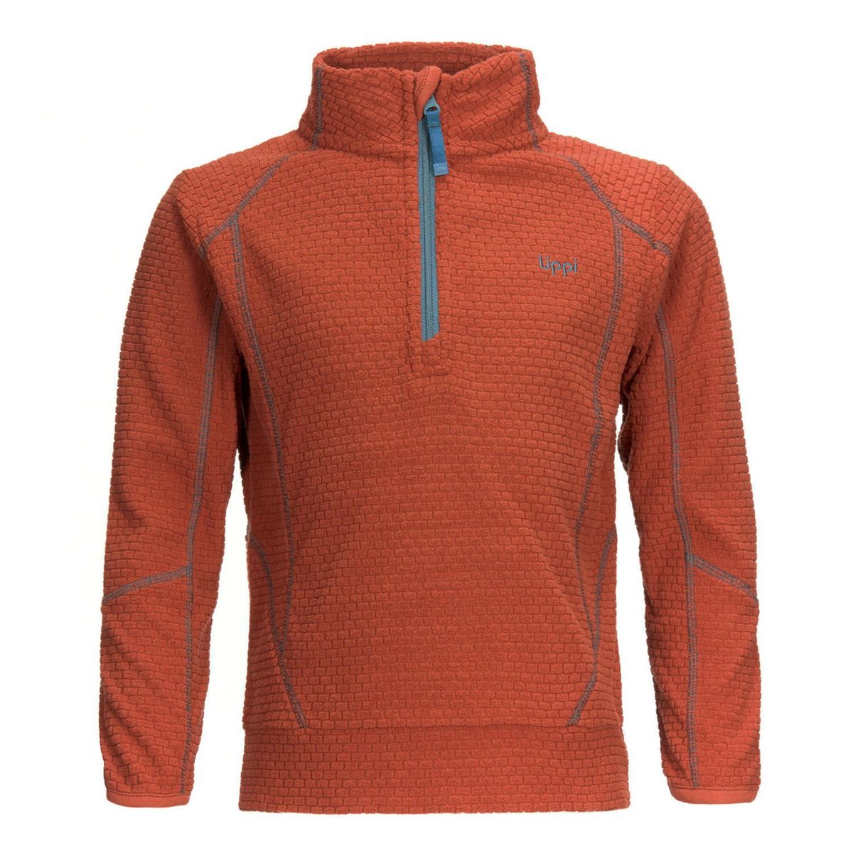 LIPPI - Poleron Niño Saltamontes Nano-F 14 Zip Terracota Lippi