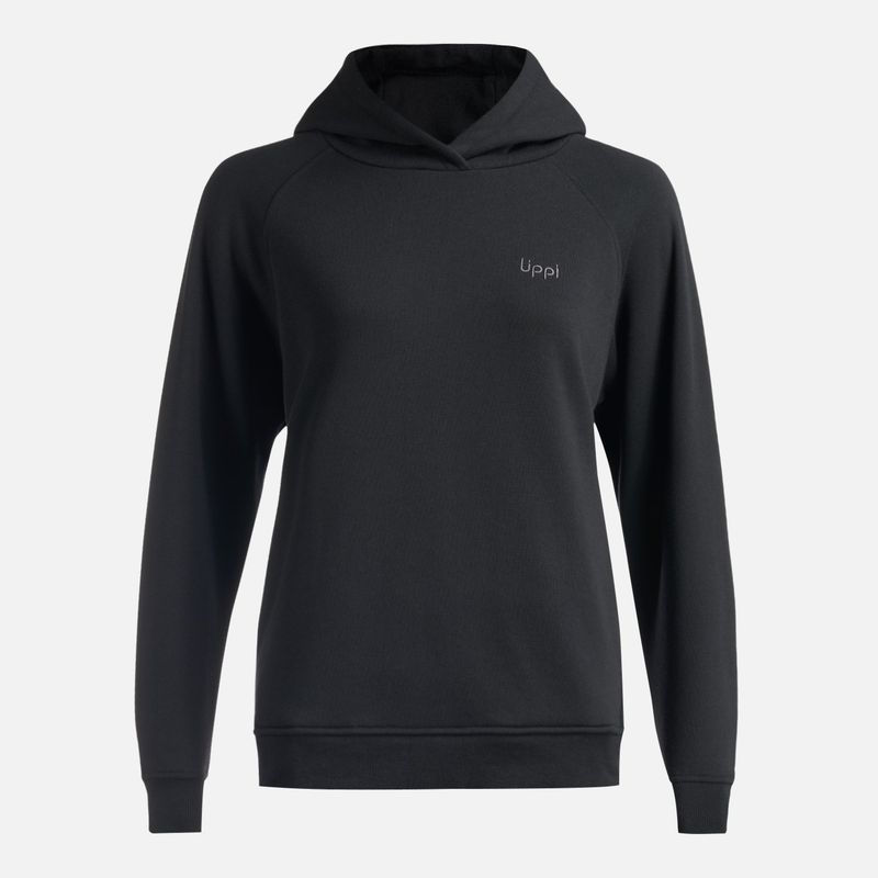 LIPPI - Poleron Mujer Ulmo Hoody Sweatshirt Negro Lippi