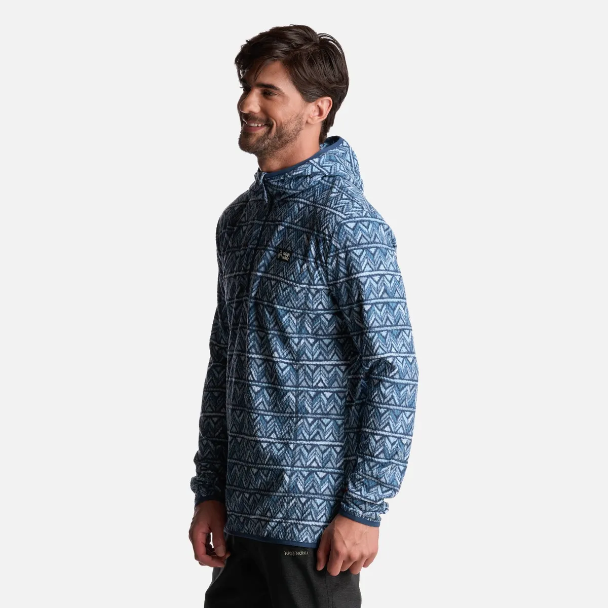 HAKA HONU - Polerón Hombre Taina Nui Print Azul Haka Honu