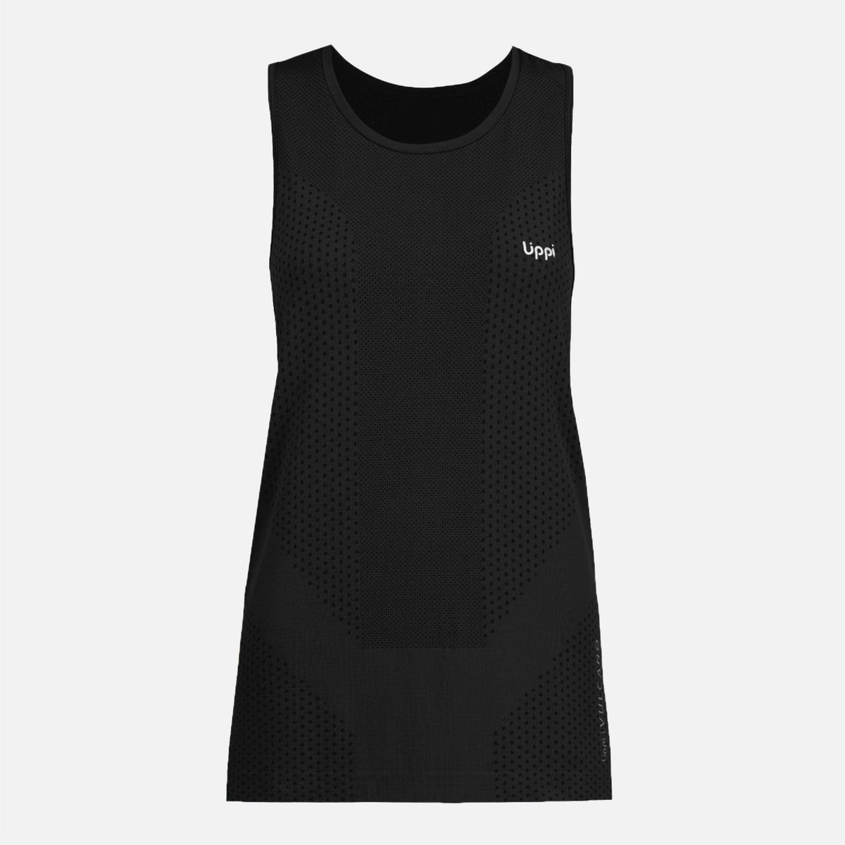 LIPPI - Polera Mujer 4 Run Seamless Trail T-Shirt Negro Lippi