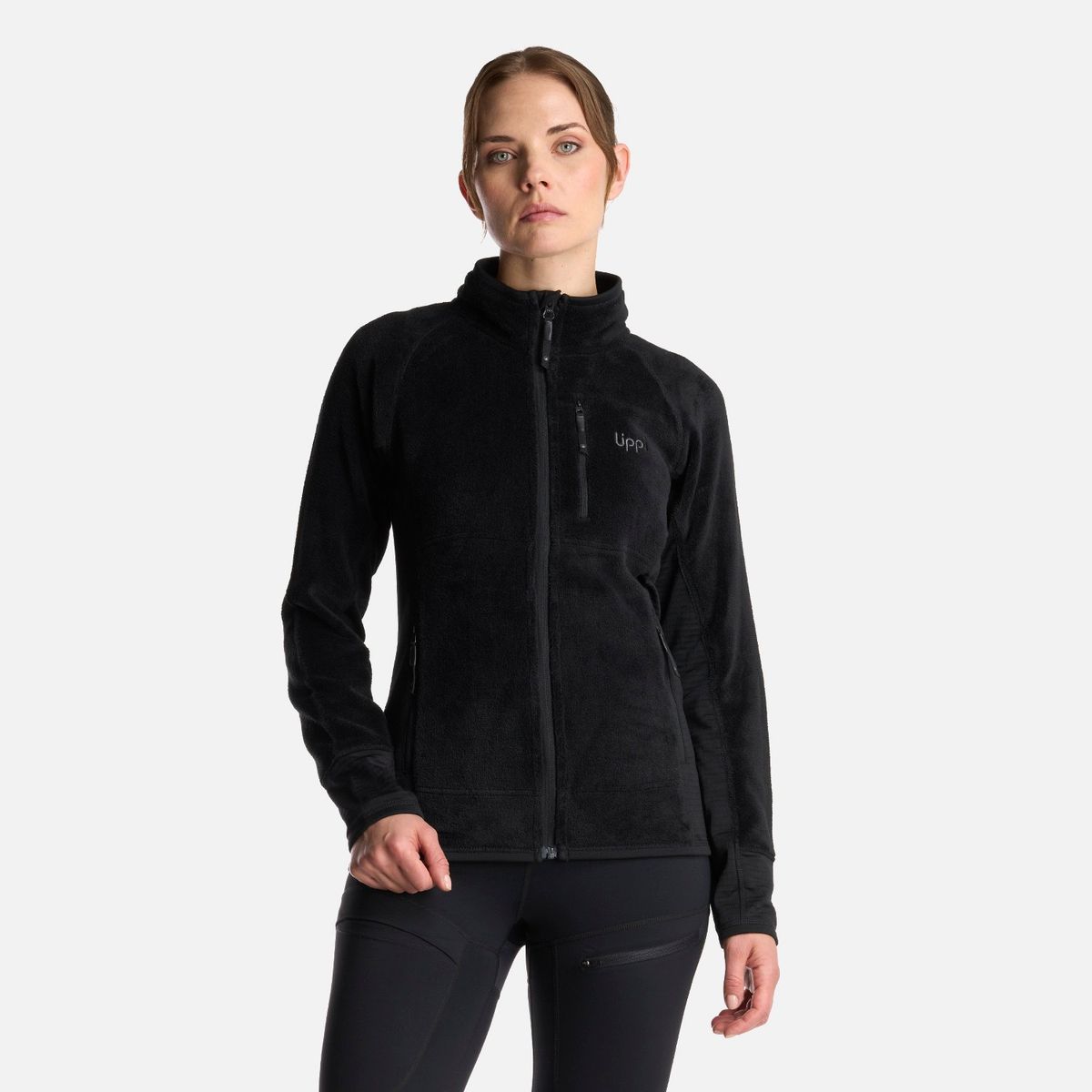 LIPPI - Chaqueta Mujer Numan Shaggy-Pro Jacket Negro Lippi
