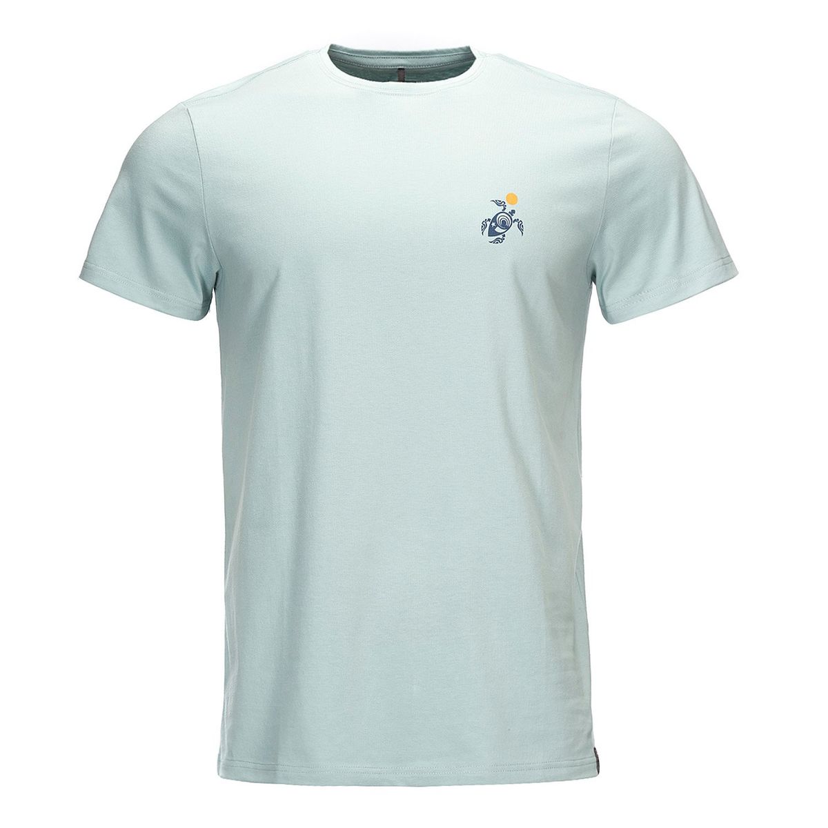 HAKA HONU - Polera Hombre Sol naciente Celeste Haka Honu