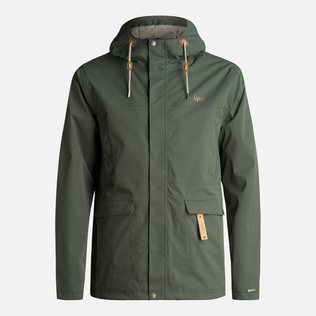 LIPPI - Chaqueta Hombre DayBreak B-Dry Jacket Verde Militar Lippi