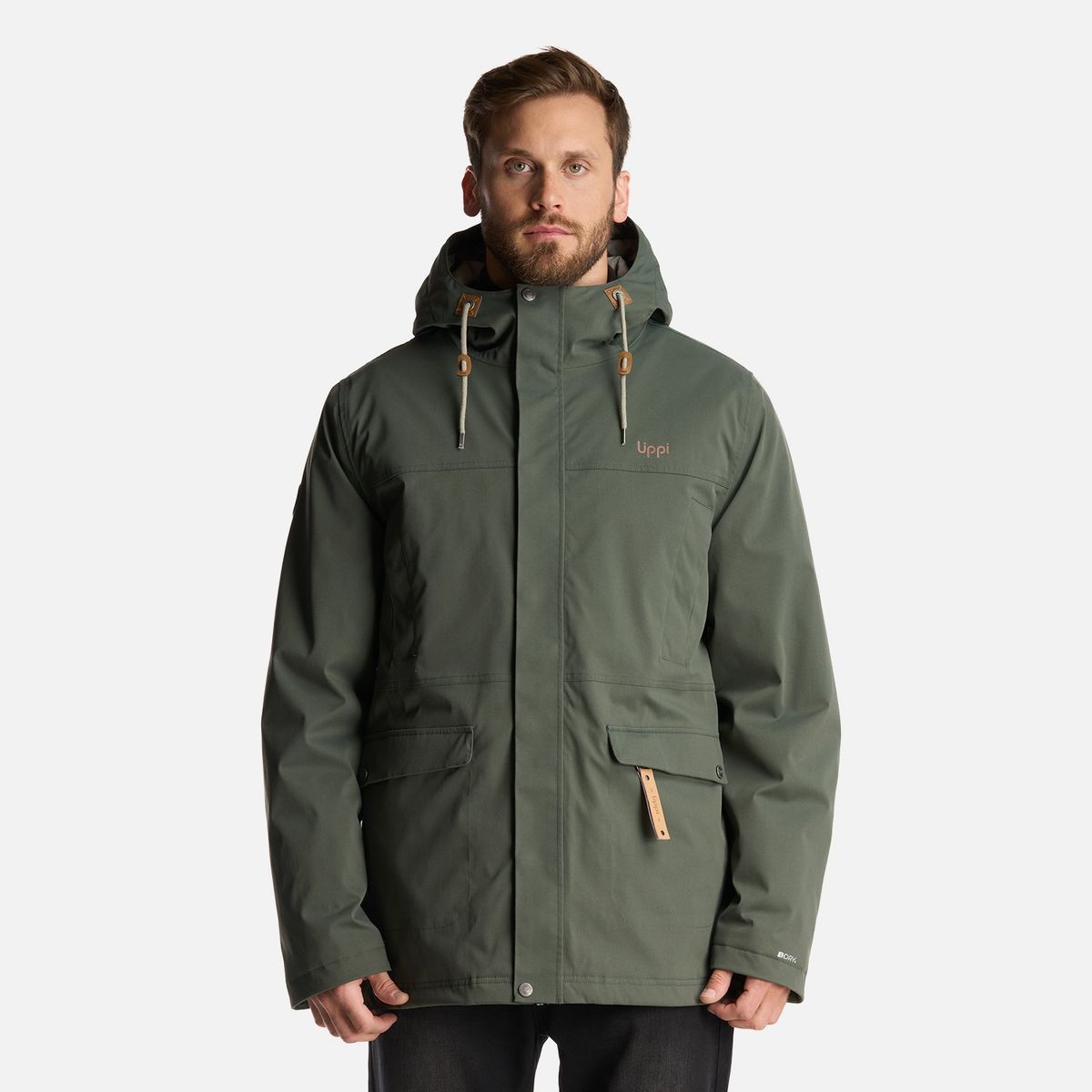 LIPPI - Chaqueta Hombre DayBreak B-Dry Jacket Verde Militar Lippi