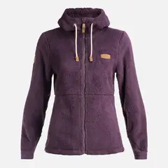 LIPPI - Chaqueta Mujer Bear Shaggy-Pro Hoody Jacket Morado Oscuro