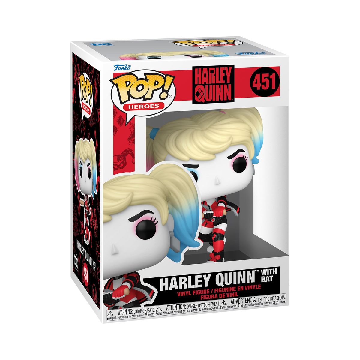 FUNKO - Funko Pop Harley Quinn con bate - 451