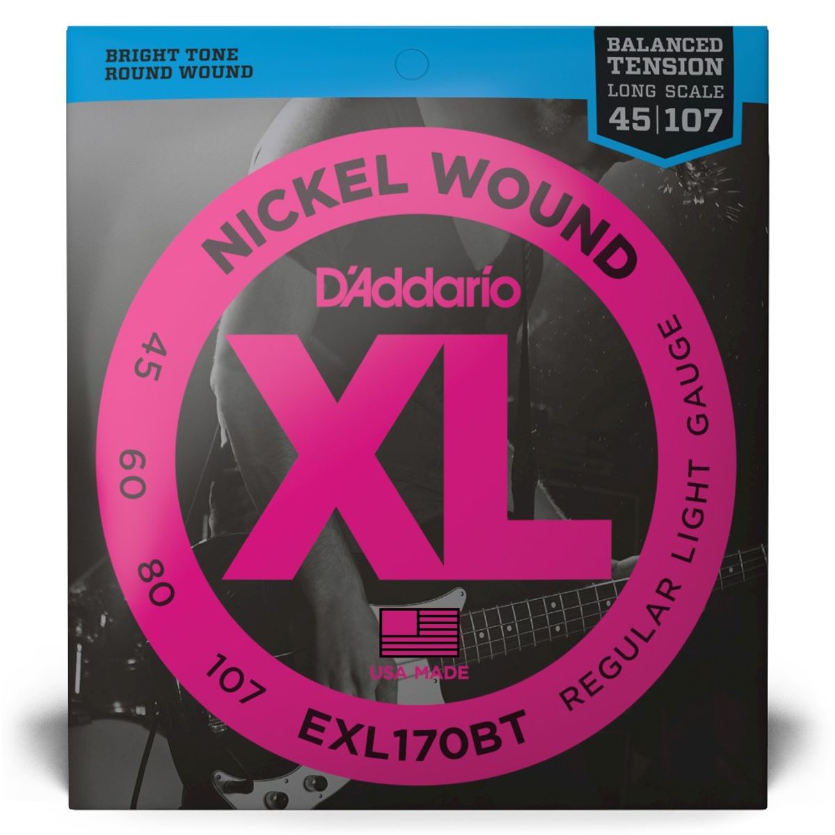 DADDARIO - Set Cuerdas Bajo Eléctrico 45-107 EXL170BT Daddario
