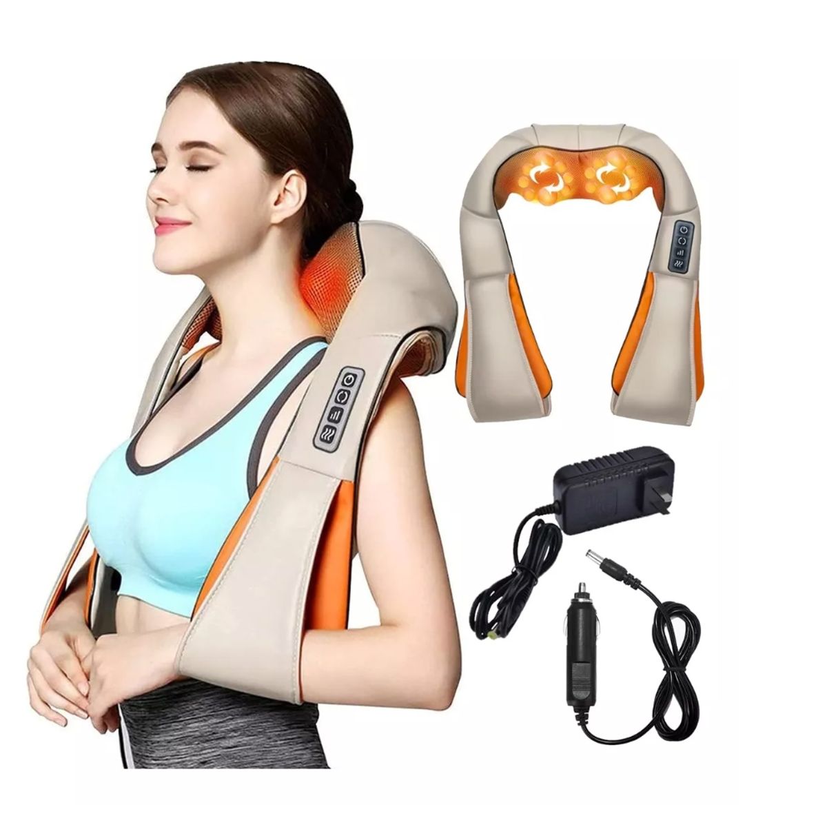 GENERICO - Masajeador Cervical Eléctrico Cervical Para Cuello Spa