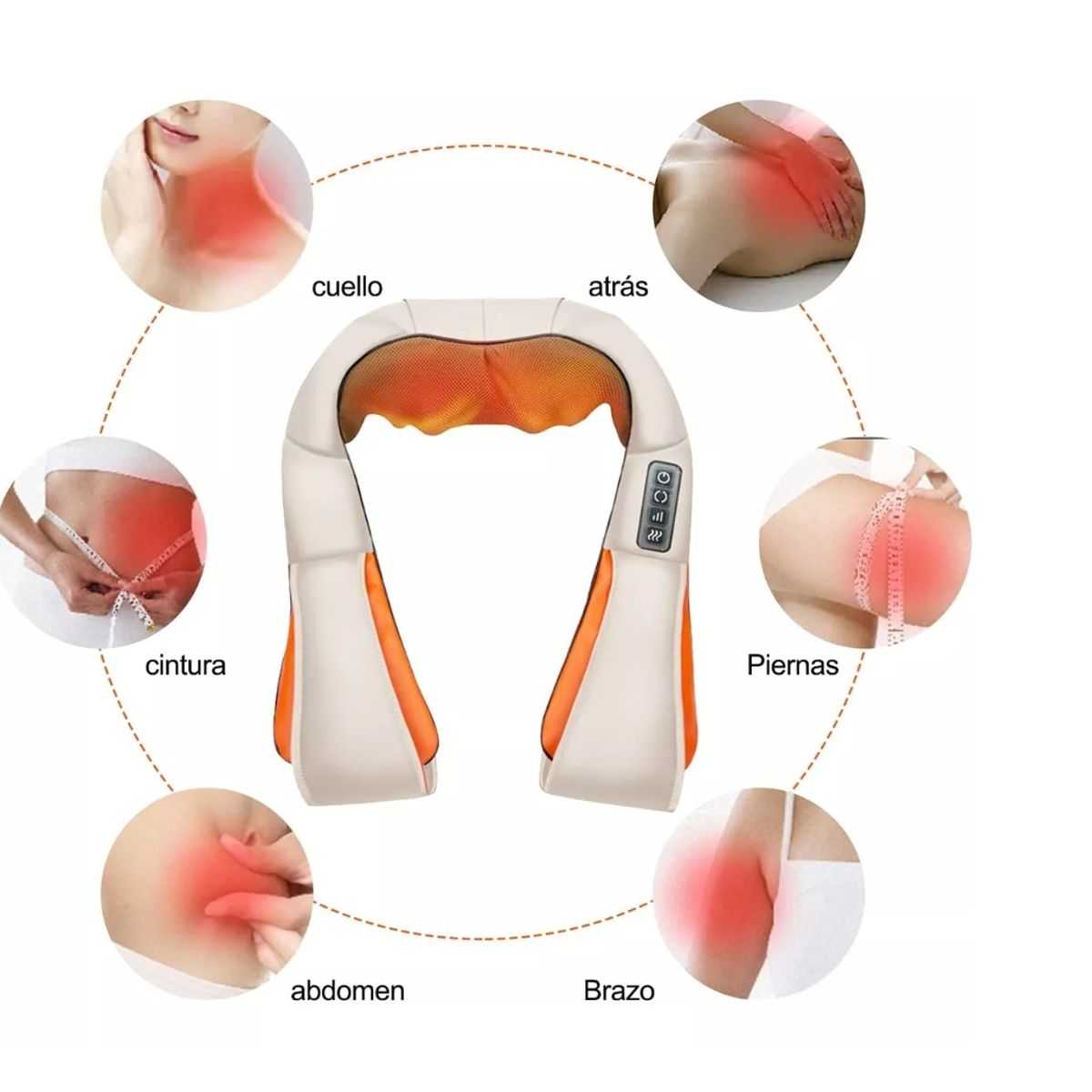 GENERICO - Masajeador Cervical Eléctrico Cervical Para Cuello Spa