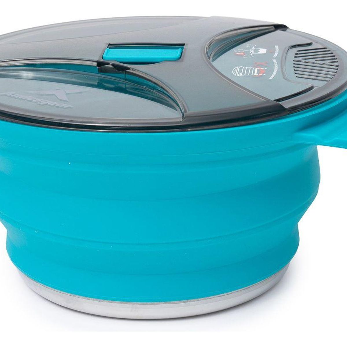 ANDESGEAR - OLLA PLEGABLE SILICONA 2.5LT