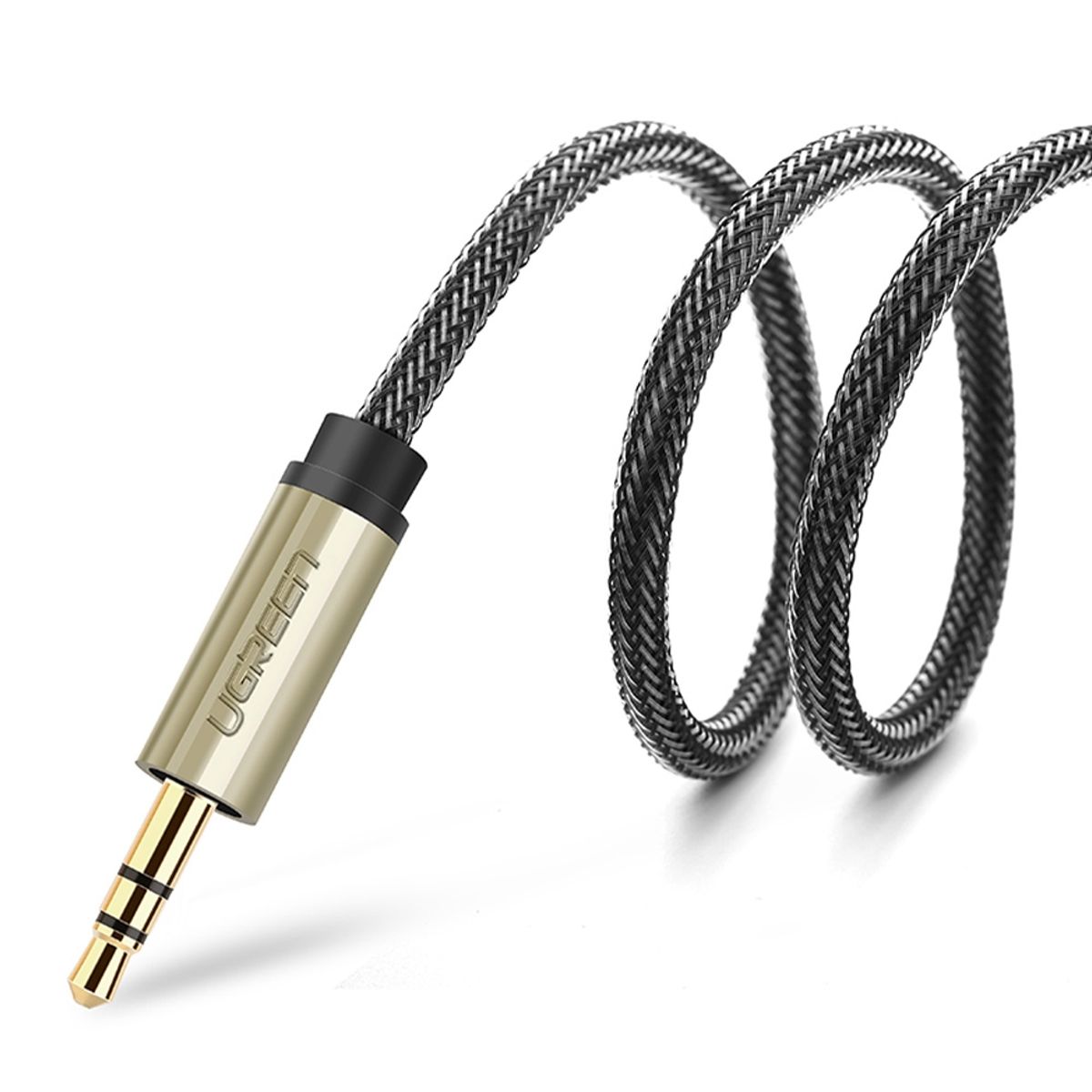 UGREEN - Cable de Audio Plug Estéreo 35mm a Plug 63 Estéreo MM 5 Metros Negro AV127