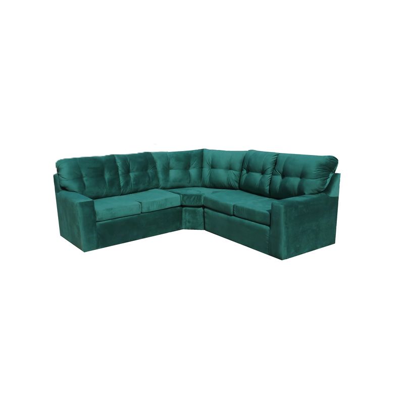 ALMORE - SECCIONAL ITALIA FELPA VERDE ALMORE