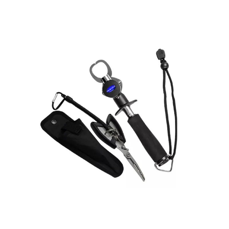 GENERICO - Kit Herramientas De Pesca Boga Grip Con Regla Mas Alicate