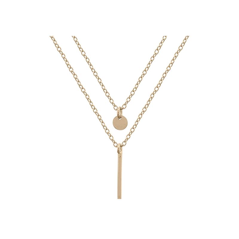 MABELITA - Cadena De Plata Con Baño De Oro Doble Capa