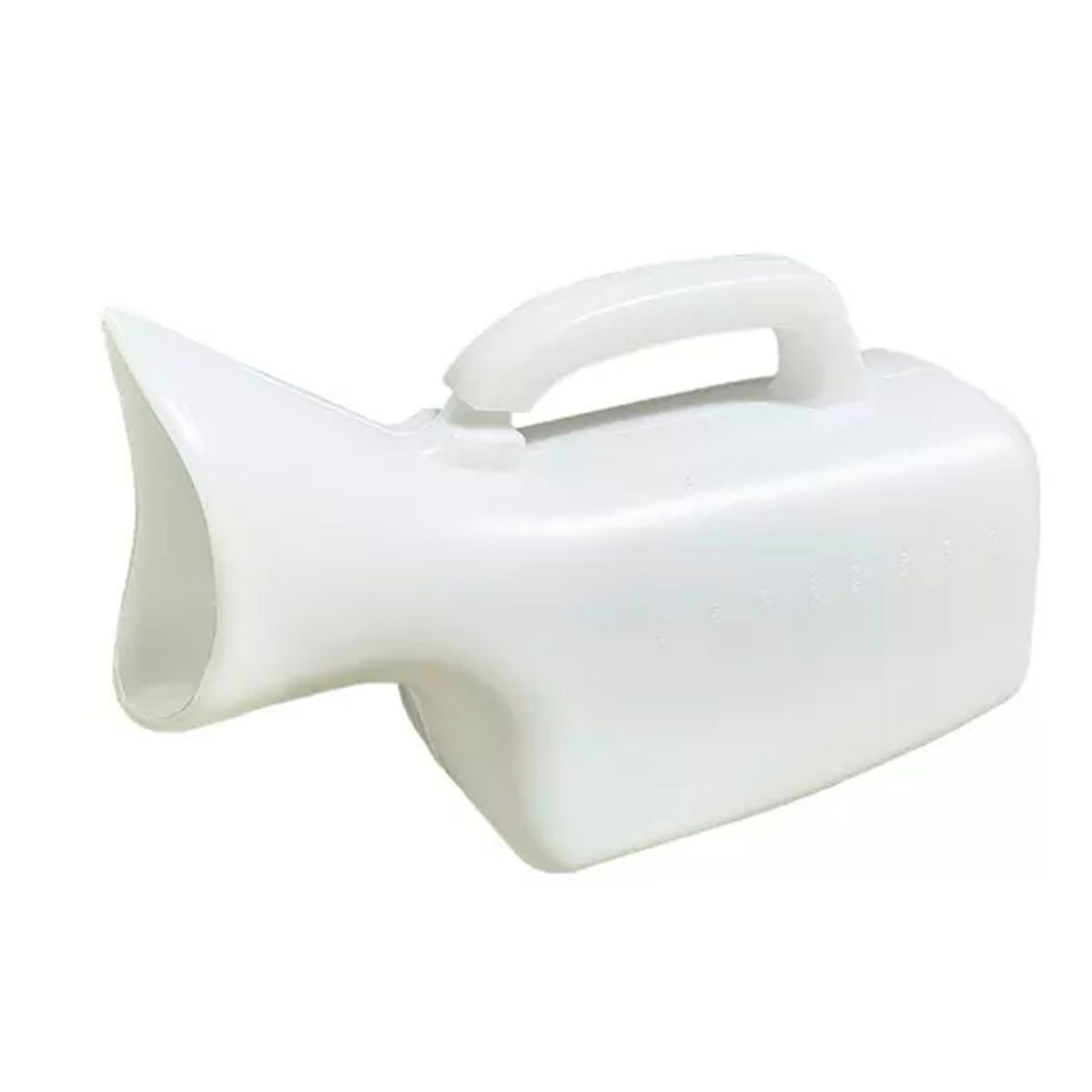 GENERICO - Pato Urinario Femenino Cuello Corto Portatil 1 Lt Plastico