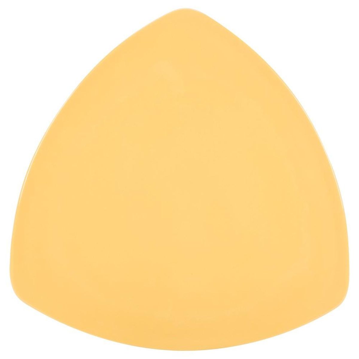 IMAHE - PLATO TRIANGULAR MELAMINA AMARILLO 30 cm IMAHE