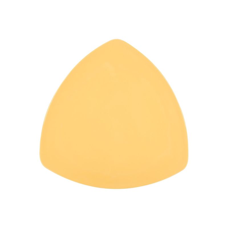 IMAHE - PLATO TRIANGULAR MELAMINA AMARILLO 30 cm IMAHE