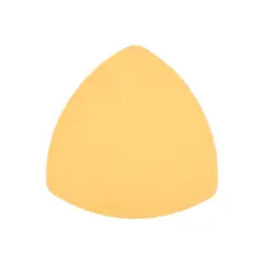 IMAHE - PLATO TRIANGULAR MELAMINA AMARILLO 30 cm