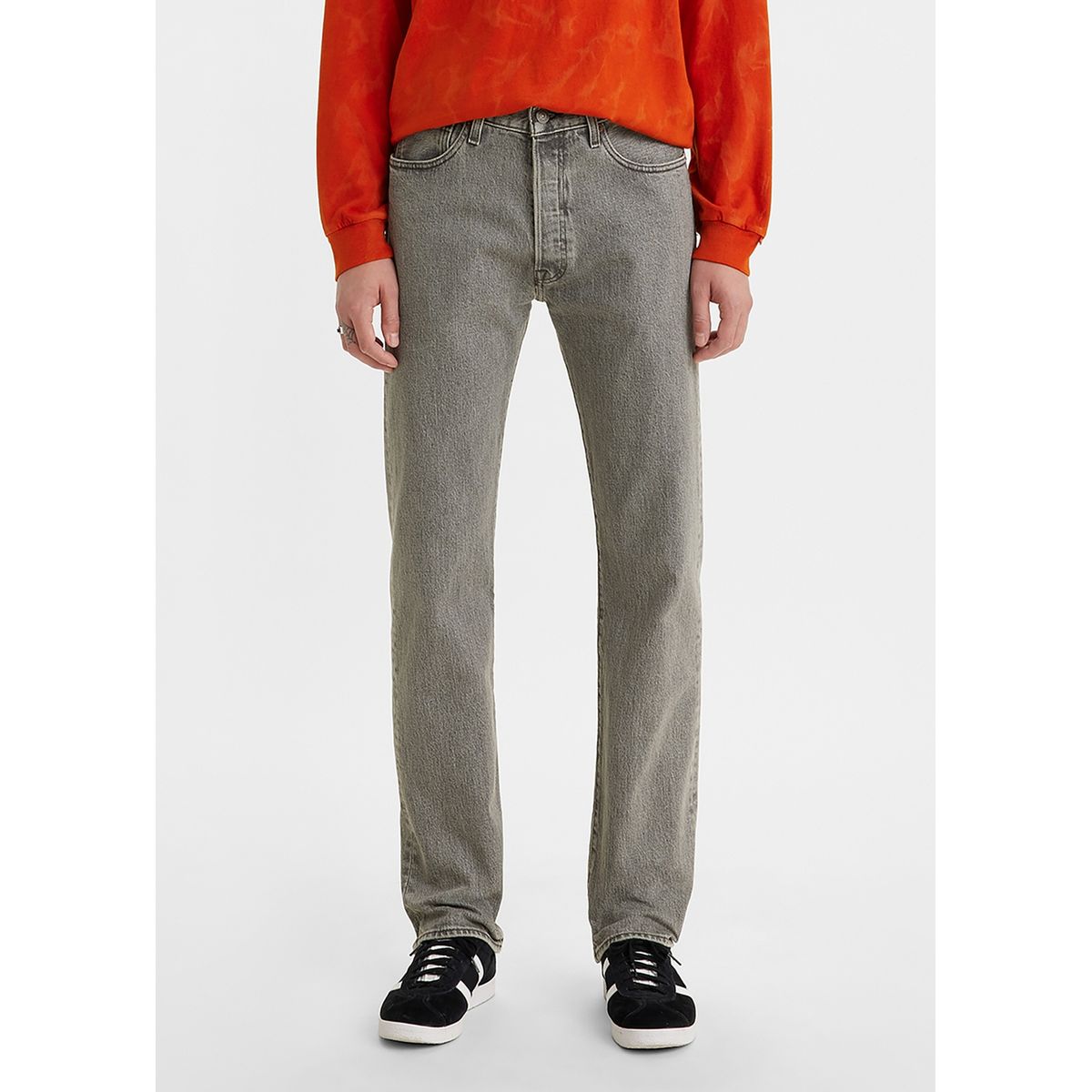 LEVIS - Jeans Hombre 501 Original  Gris Levis