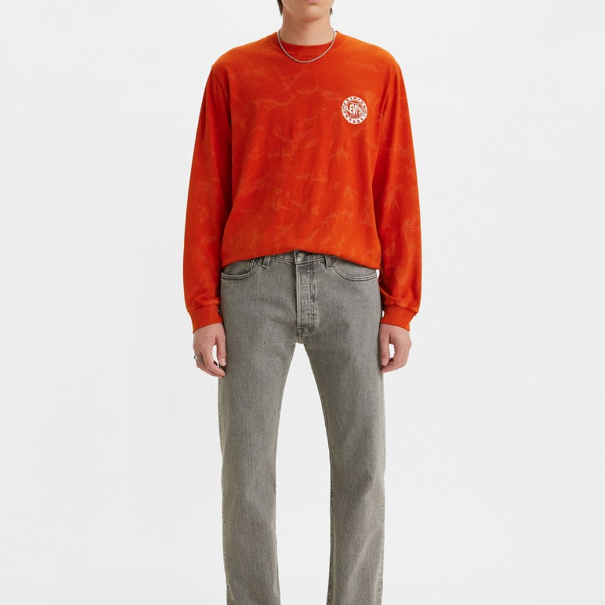 LEVIS - Jeans Hombre 501 Original  Gris Levis