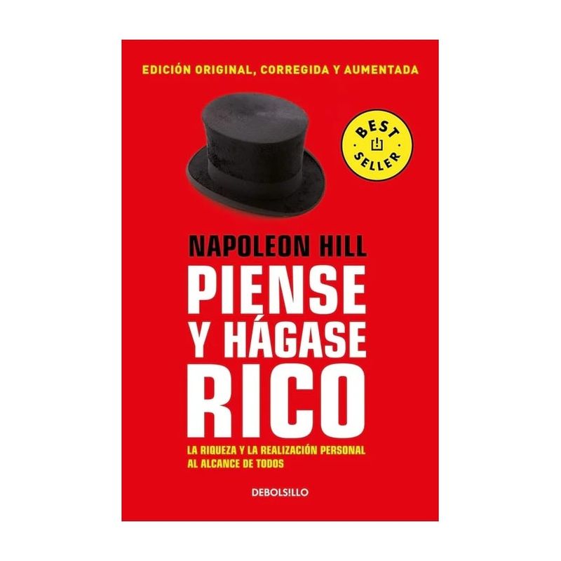 TOP10BOOKS - LIBRO PIENSE Y HAGASE RICO / NAPOLEON HILL / DEBOLSLLO
